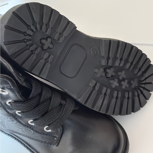 Vince Camuto Black Lace-up with Zipper Boots - Picture 5 of 7